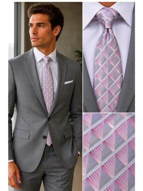 Statements Silk Printed Mens Tie